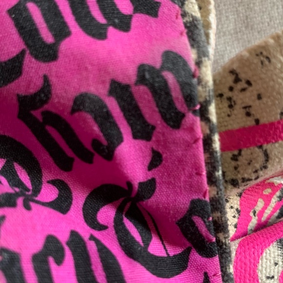 🖤💗 Y2K Juicy Couture Bow Headband Snakeskin - Picture 6 of 16